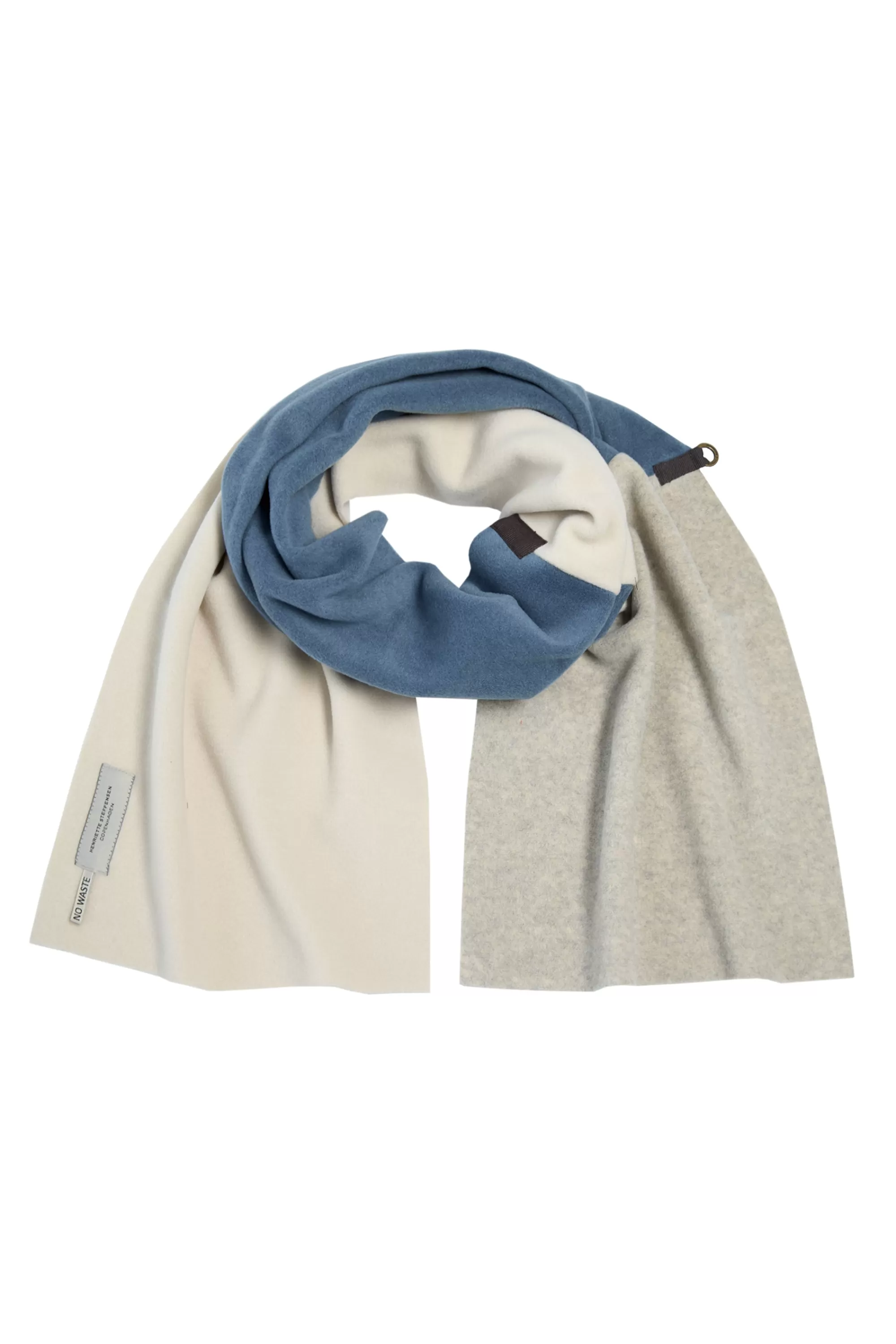 Henriette Steffensen Copenhagen NO WASTE SCHAL | 4063NW DUSTY BLUE/KIT/SAND Cheap