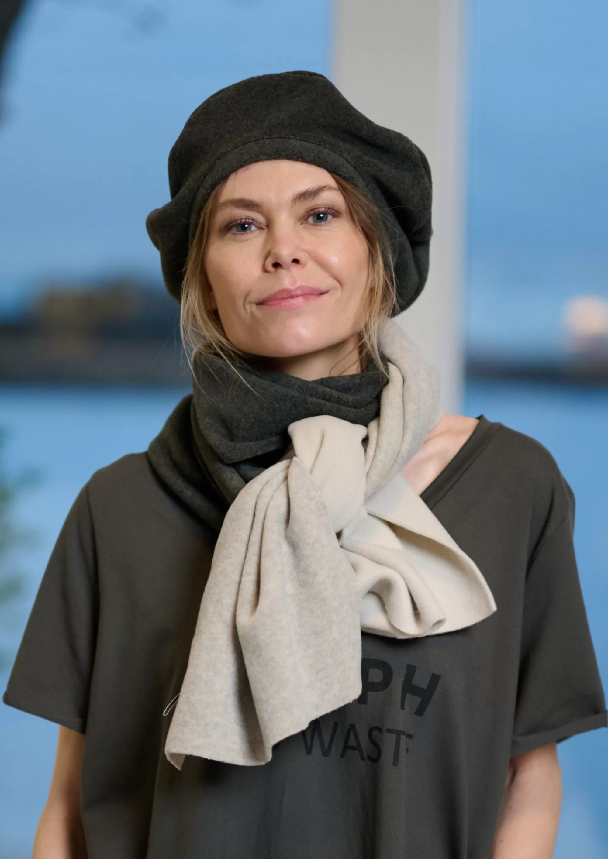 Henriette Steffensen Copenhagen NO WASTE SCHAL | 4063NW KIT/SAND/FORREST Sale