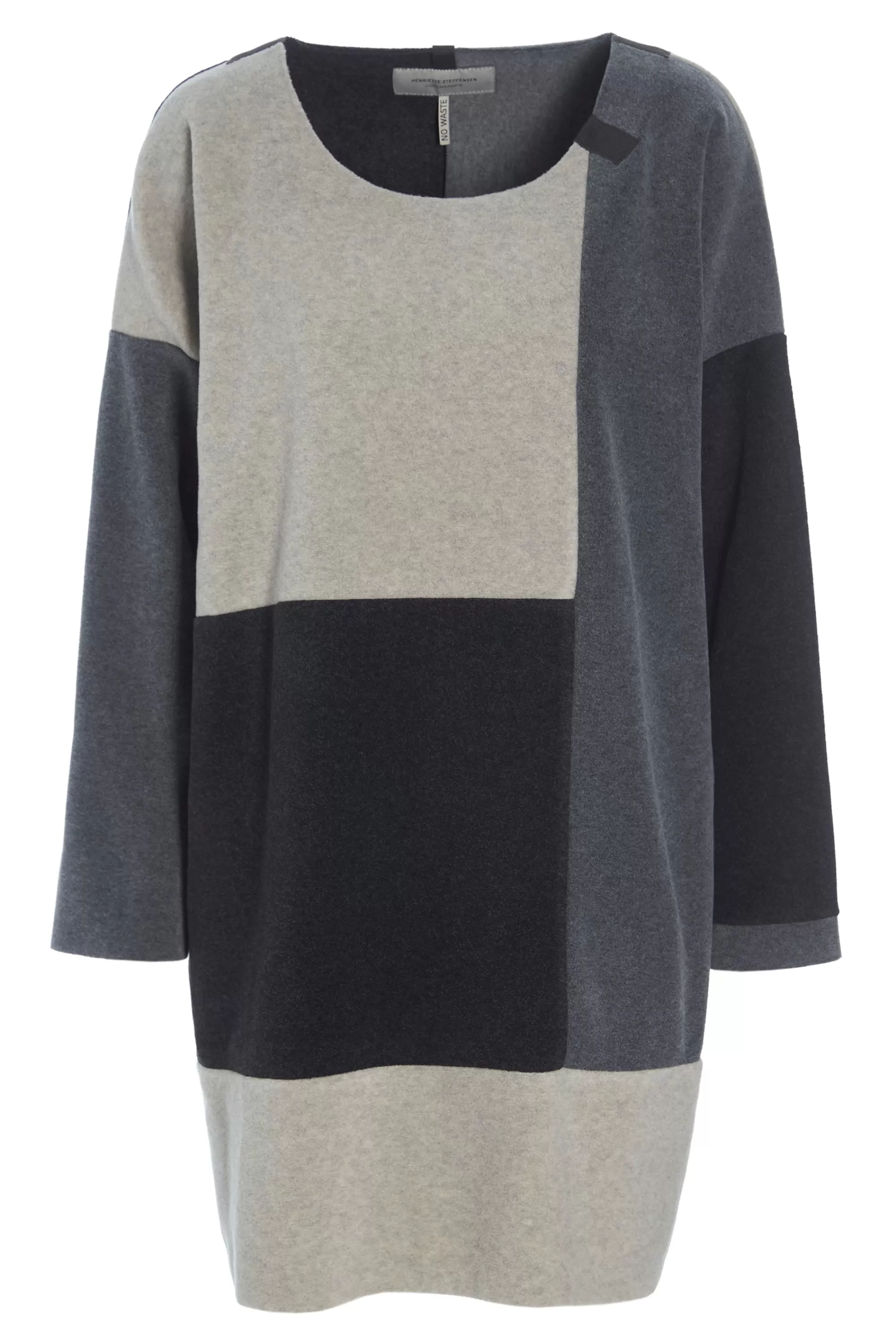 Henriette Steffensen Copenhagen NO WASTE TUNIKA | 1322 GREY/SAND/SOFT BLACK Flash Sale