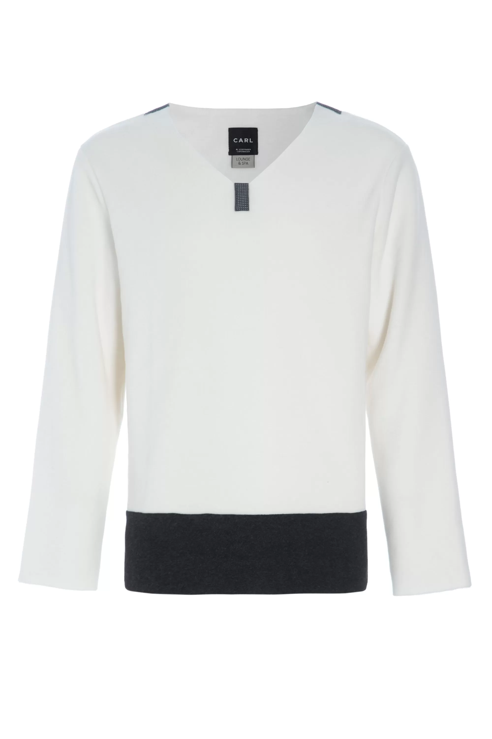 Henriette Steffensen Copenhagen ONE SIZE BLUSE MÂNNER | 1013C OFF WHITE/SOFT BLACK Best