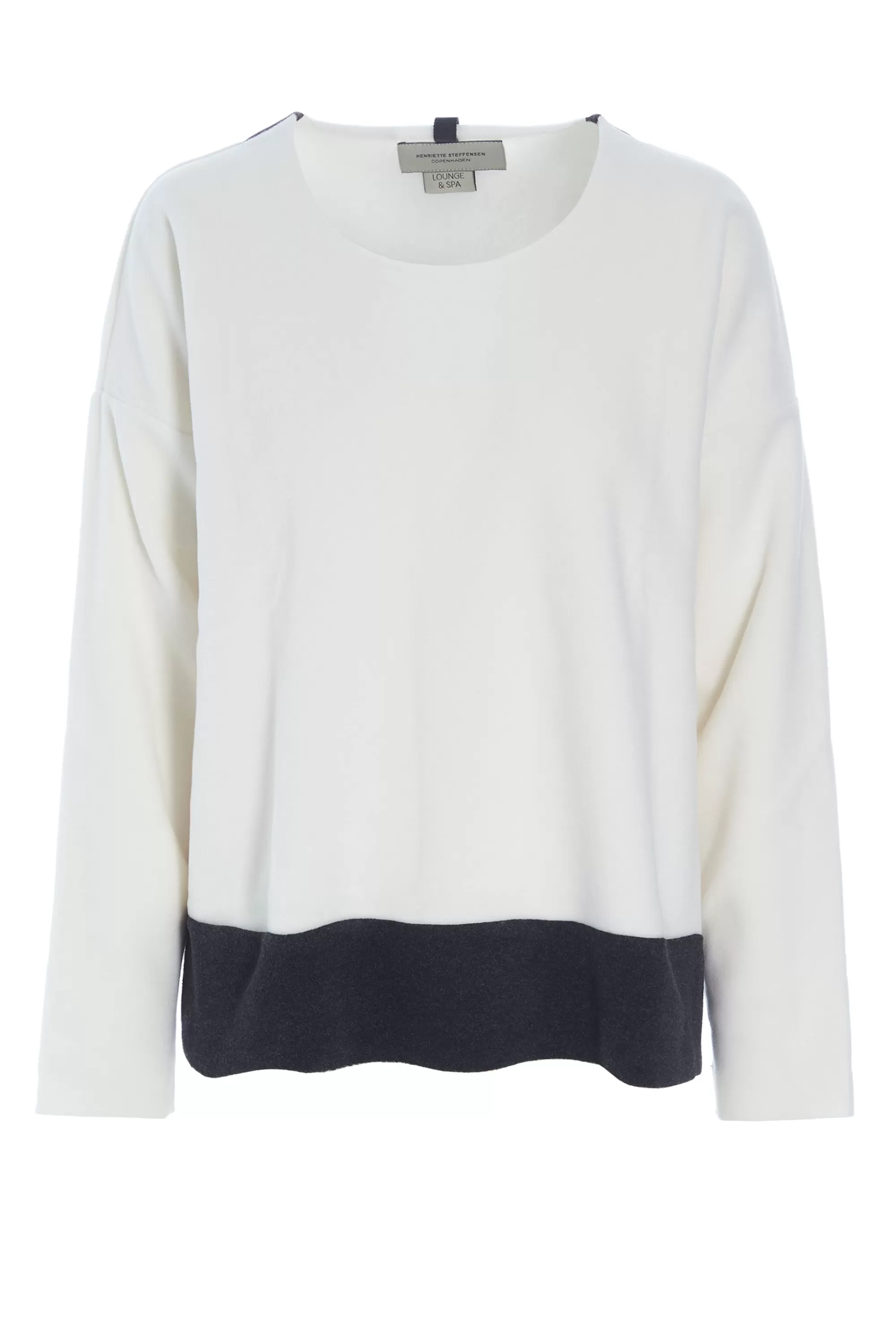 Henriette Steffensen Copenhagen ONESIZE BLUSE FRAUEN | 1335 OFF WHITE/SOFT BLACK Best