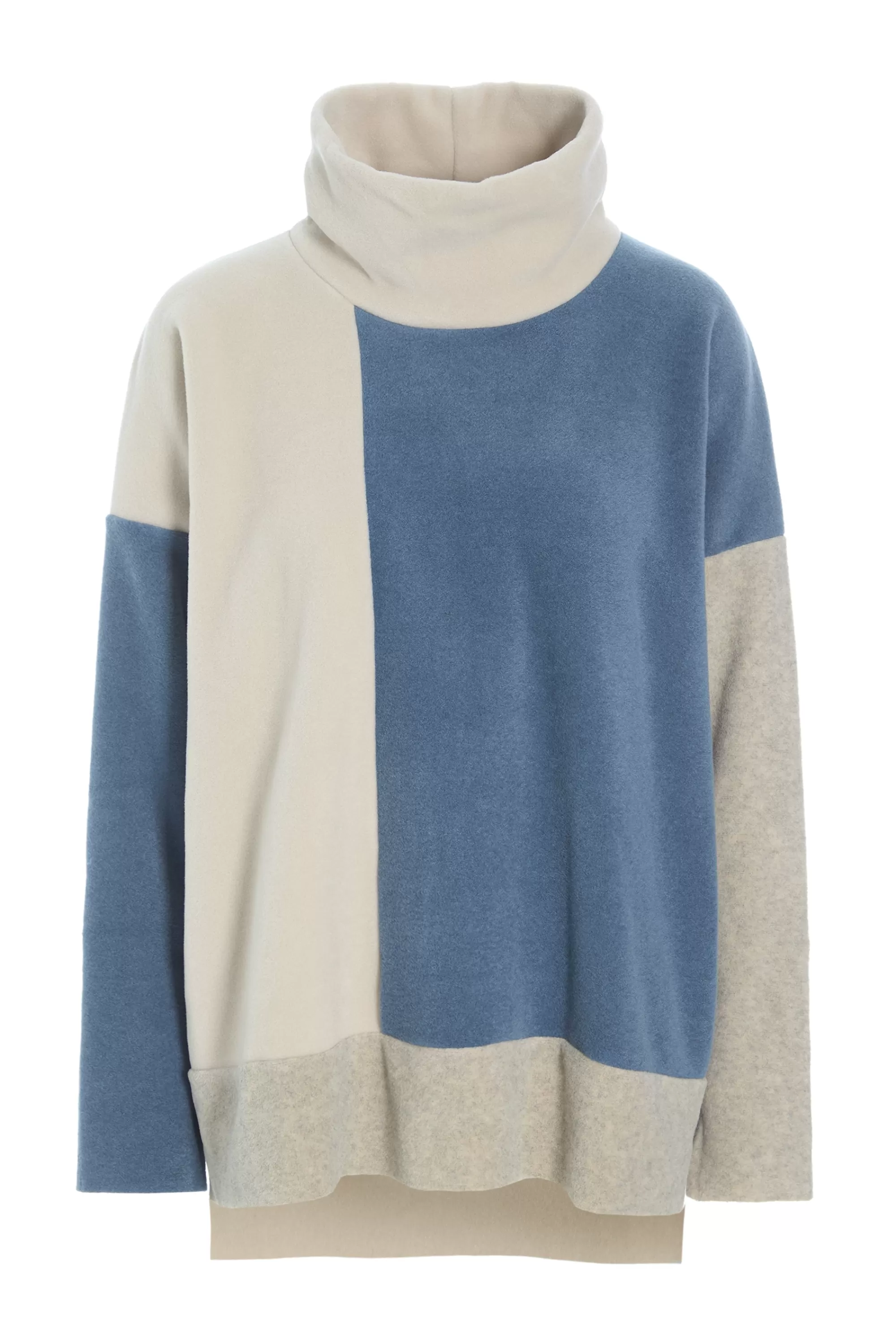Henriette Steffensen Copenhagen PULLOVER PATCH | 1380 DUSTY BLUE/KIT/SAND Clearance