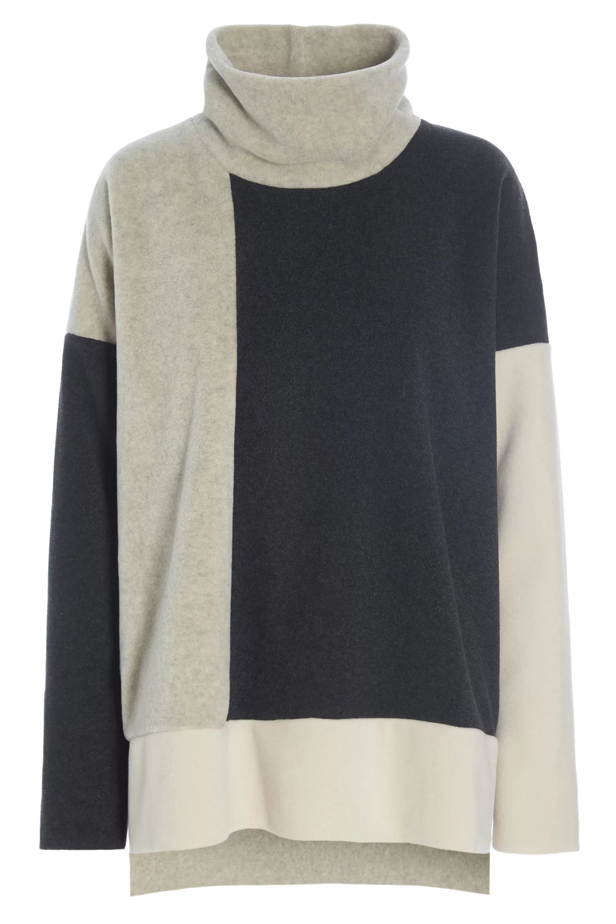 Henriette Steffensen Copenhagen PULLOVER PATCH | 1380 SOFT BLACK/SAND/KIT Discount