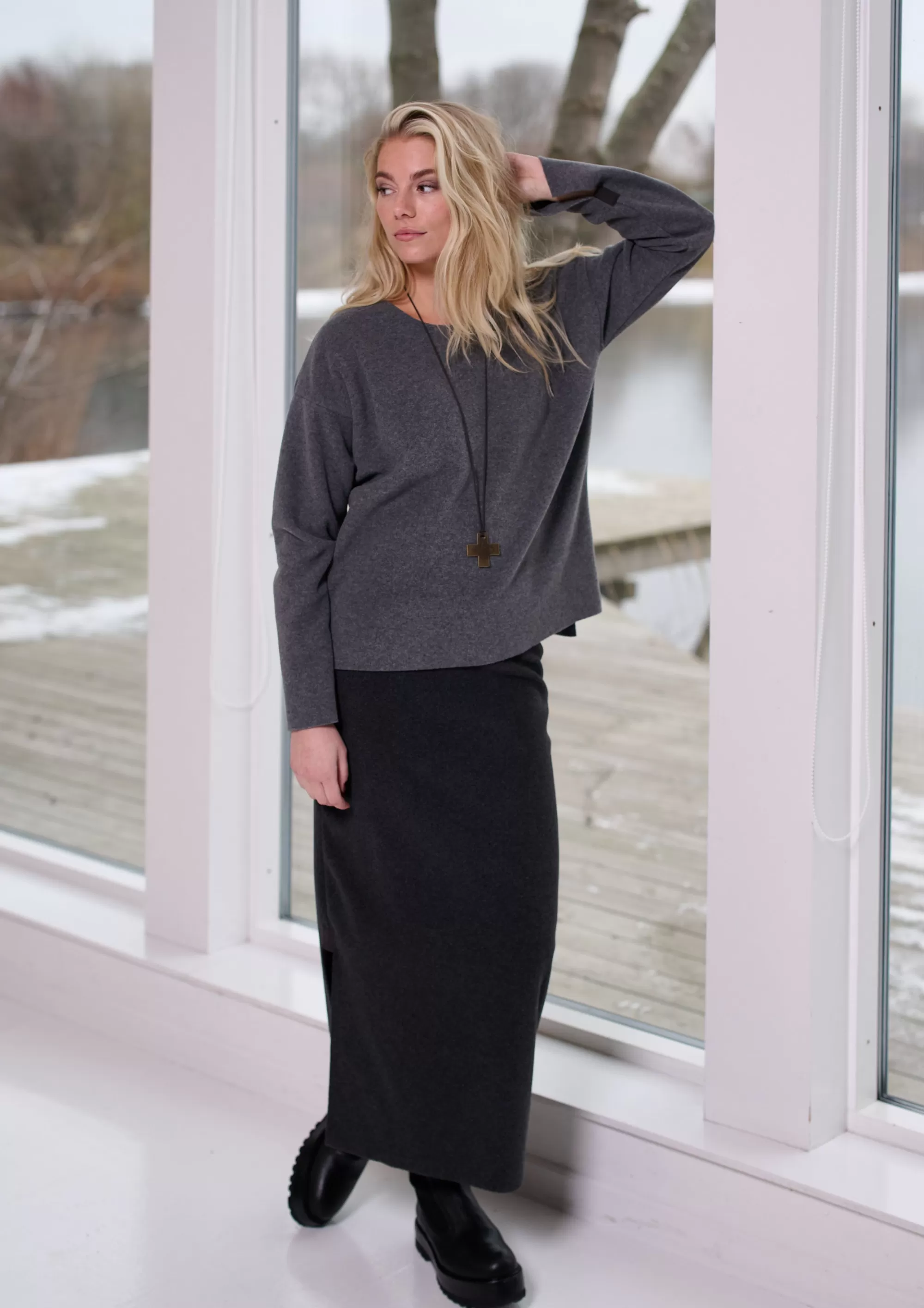 Henriette Steffensen Copenhagen ROCK LANG | 3227 SOFT BLACK Sale