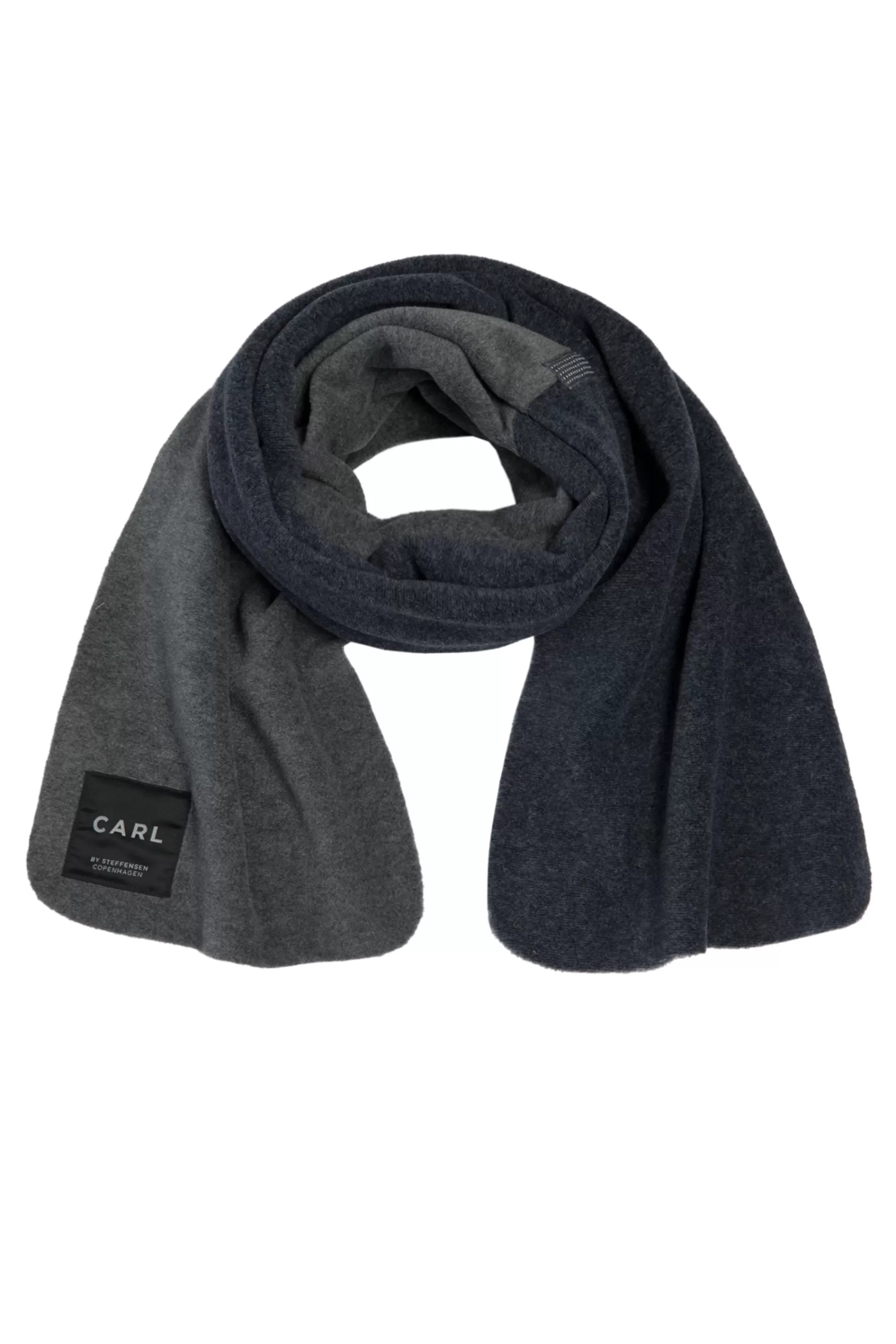 Henriette Steffensen Copenhagen SCHAL AUS WEICHEM FLEECE | 1004C GREY/SOFT BLACK Best