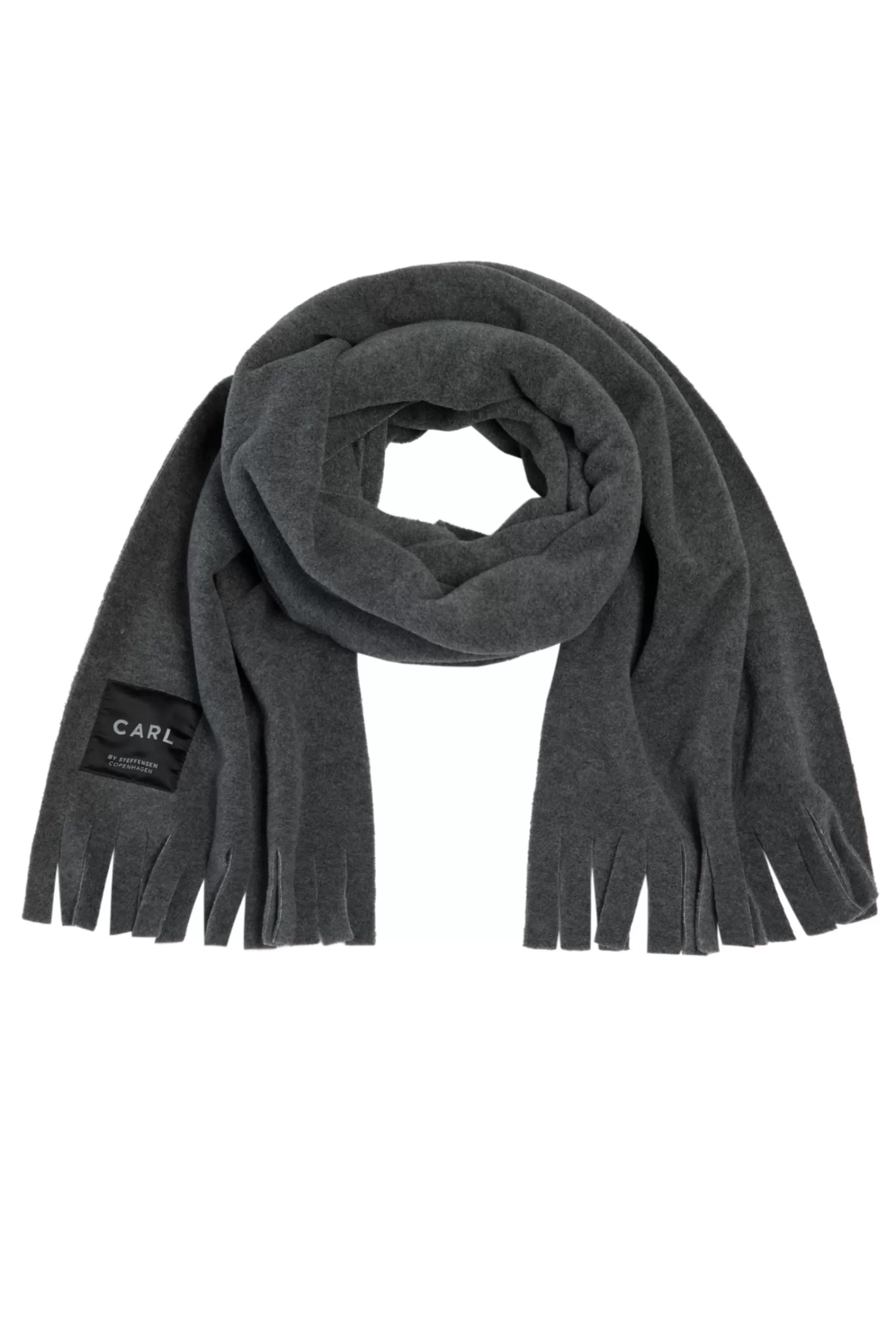 Henriette Steffensen Copenhagen SCHAL M/ FRANSEN | 1006 GREY Flash Sale