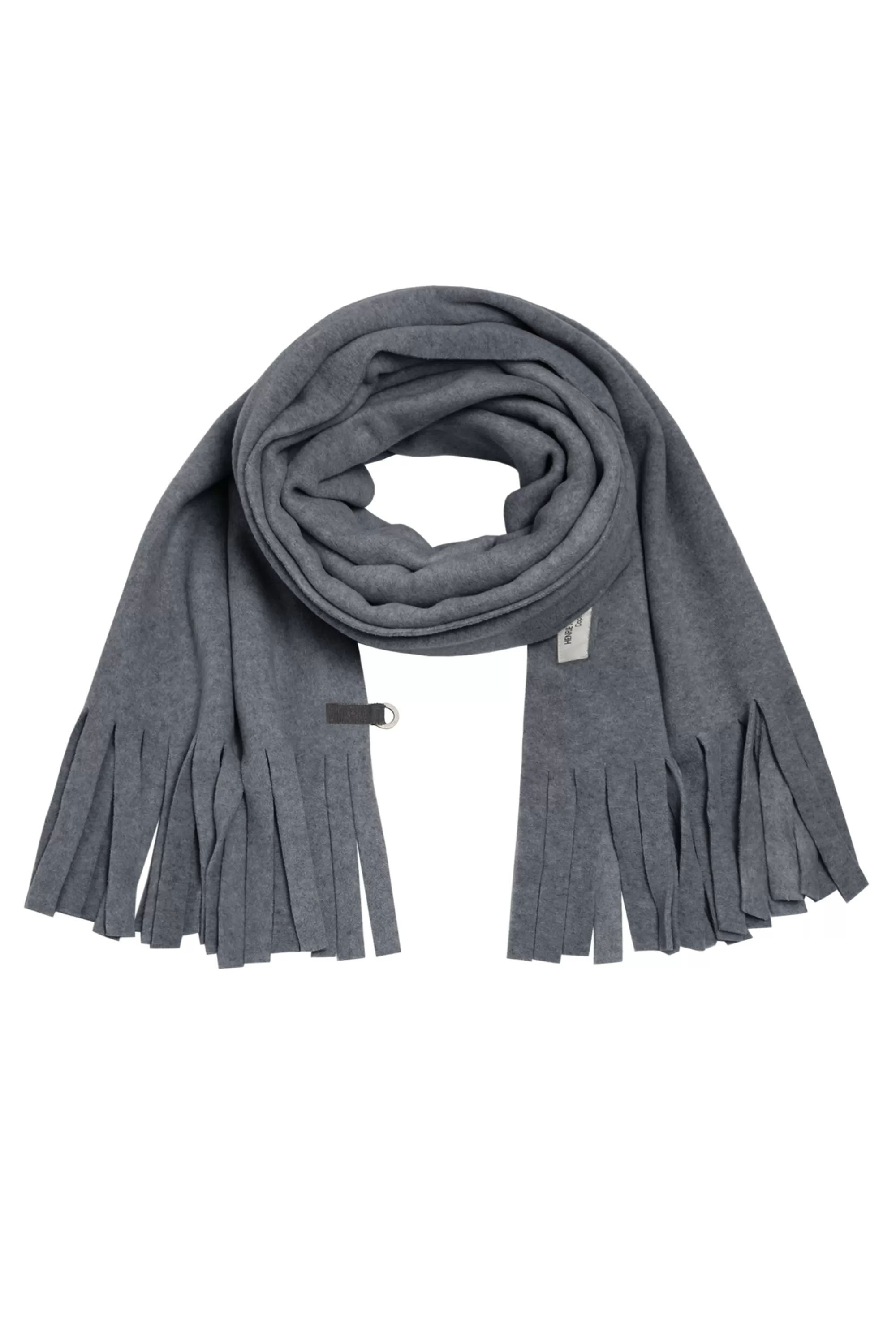 Henriette Steffensen Copenhagen SCHAL MIT FRANSEN | 4077 GREY Cheap