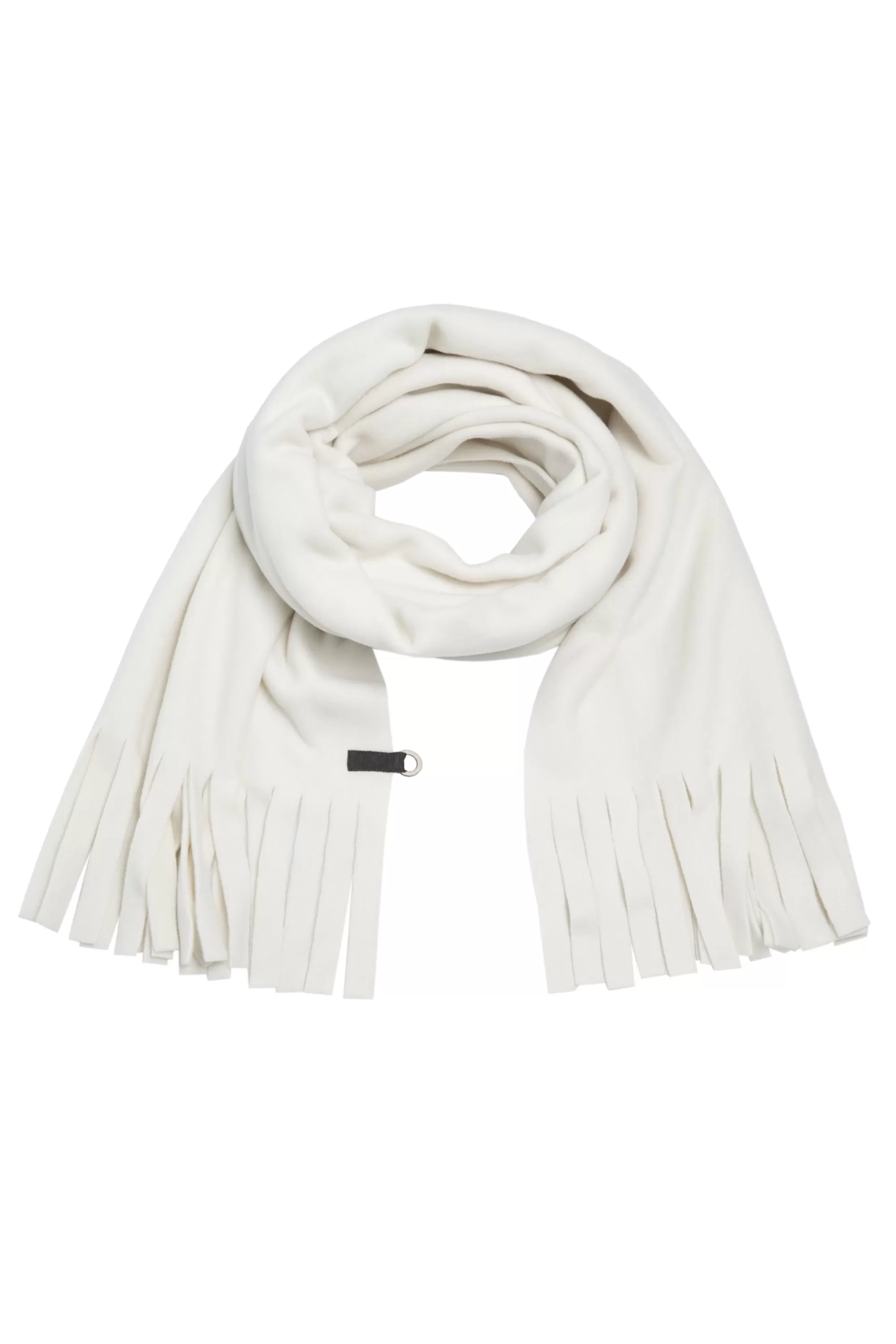 Henriette Steffensen Copenhagen SCHAL MIT FRANSEN | 4077 OFF WHITE Fashion