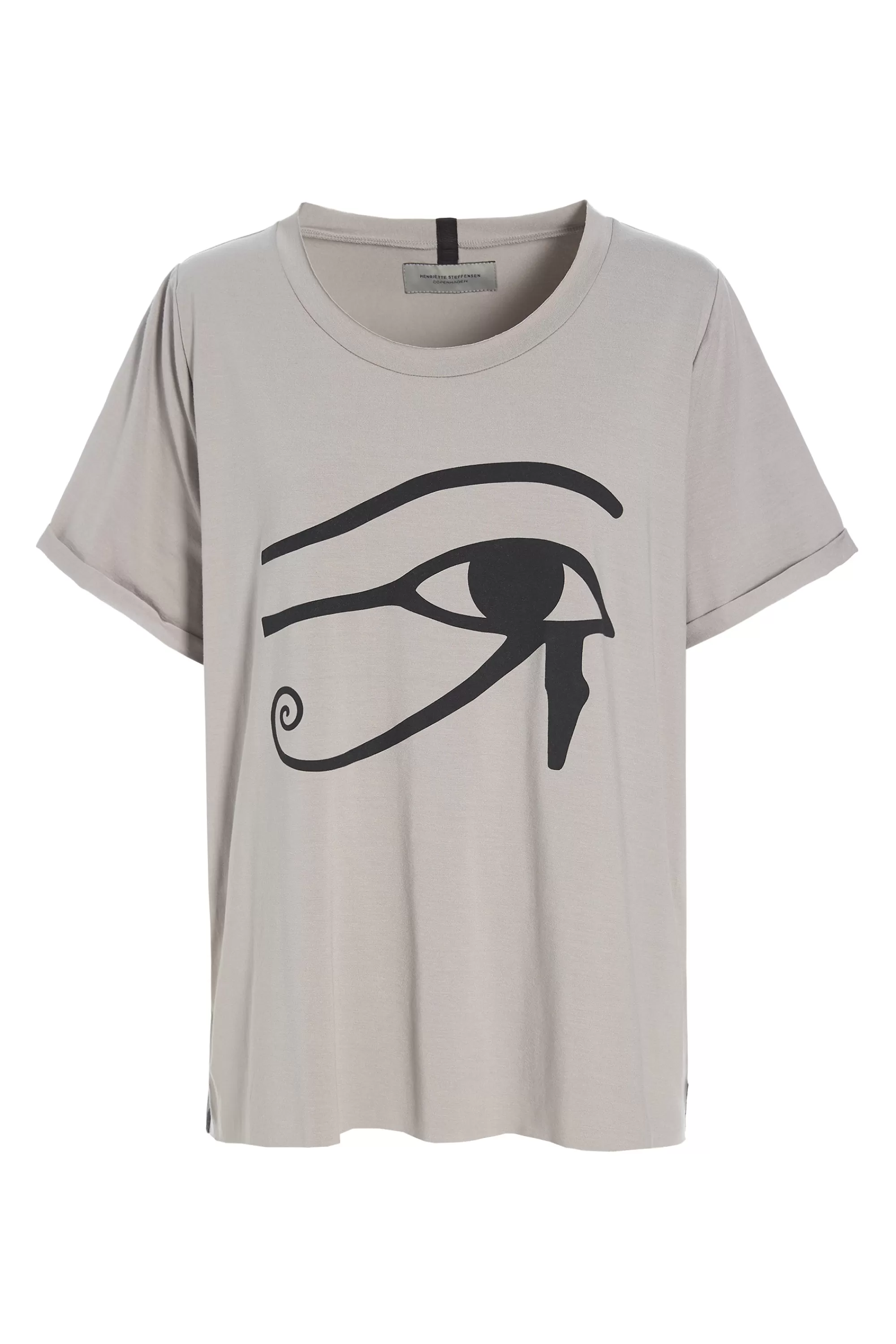 Henriette Steffensen Copenhagen TEE EYE PRINT | 96086 SAND Store