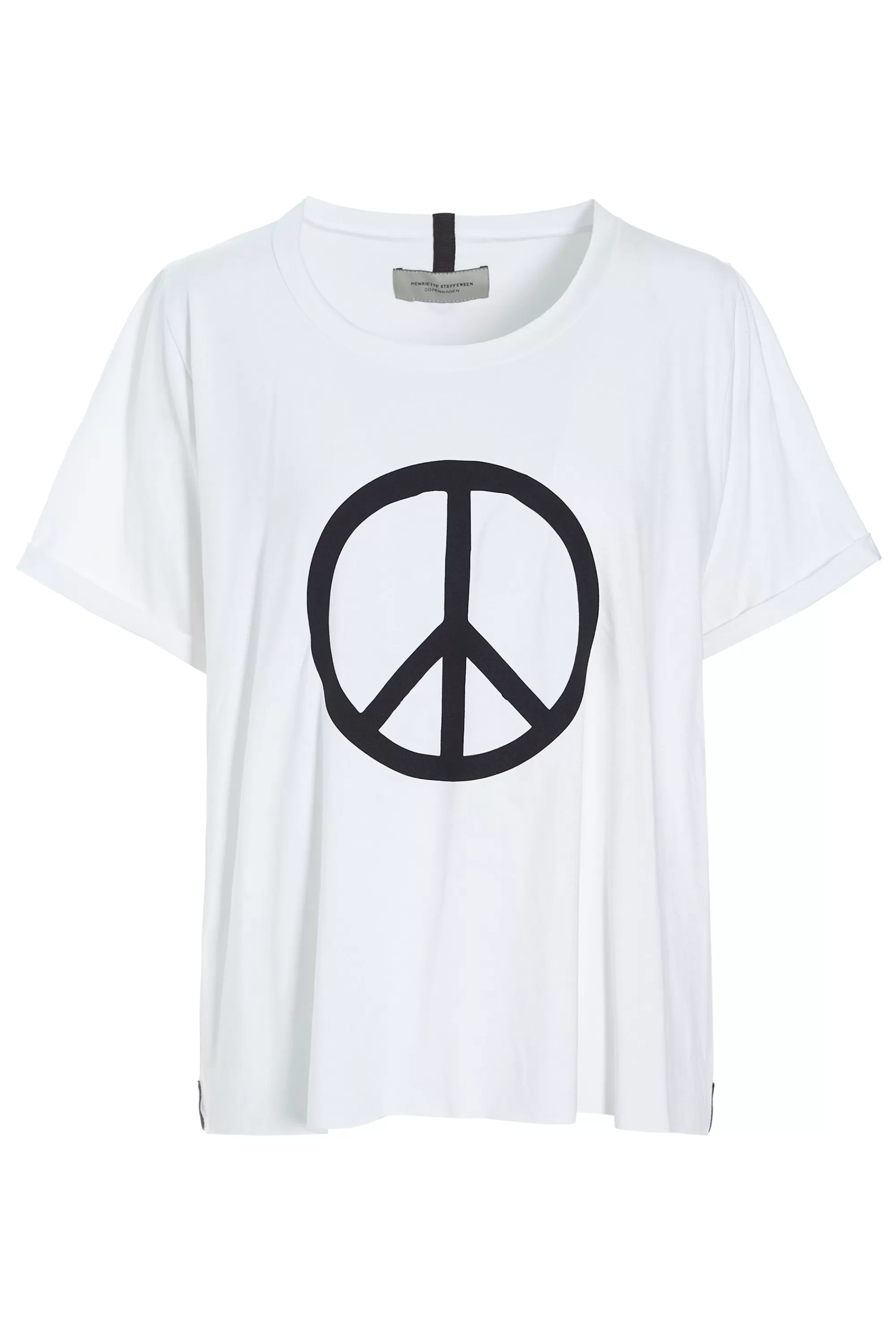 Henriette Steffensen Copenhagen TEE PEACE PRINT | 96066 WHITE Cheap