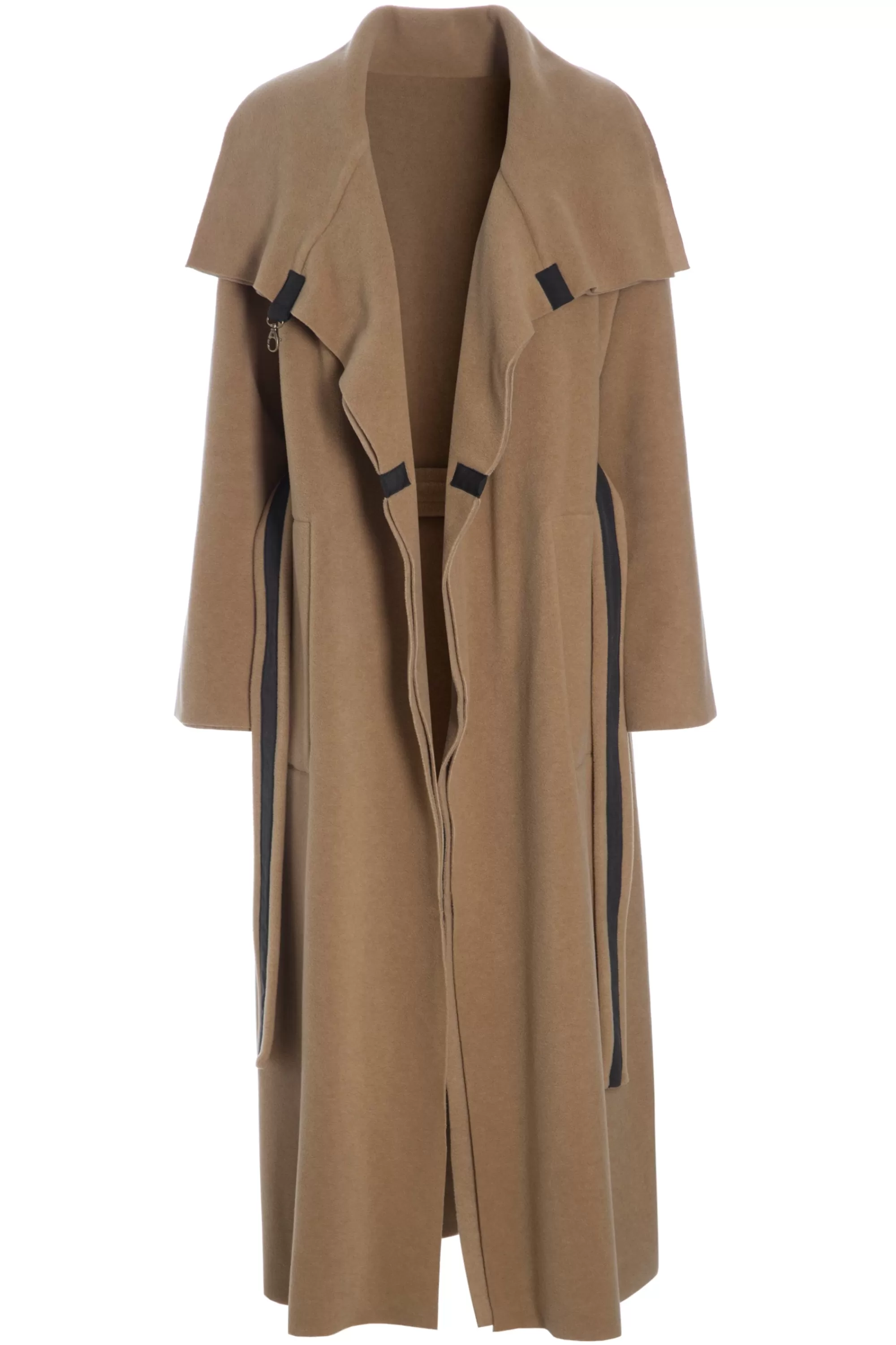 Henriette Steffensen Copenhagen TRENCHCOAT AUS DOPPELLAGIGEM FLEECE | 7145 CAMEL Flash Sale
