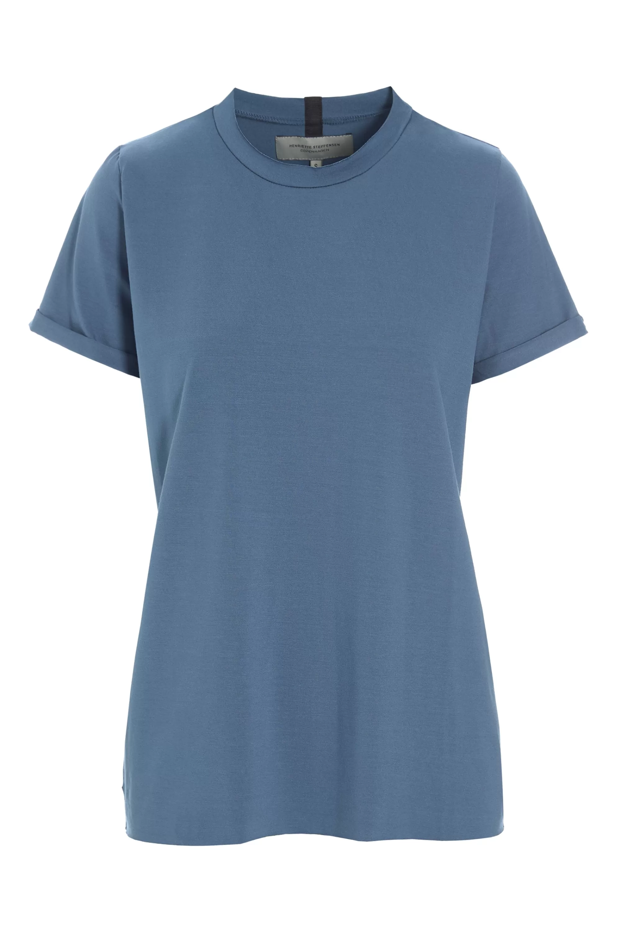 Henriette Steffensen Copenhagen T-SHIRT | 96048 DUSTY BLUE Outlet