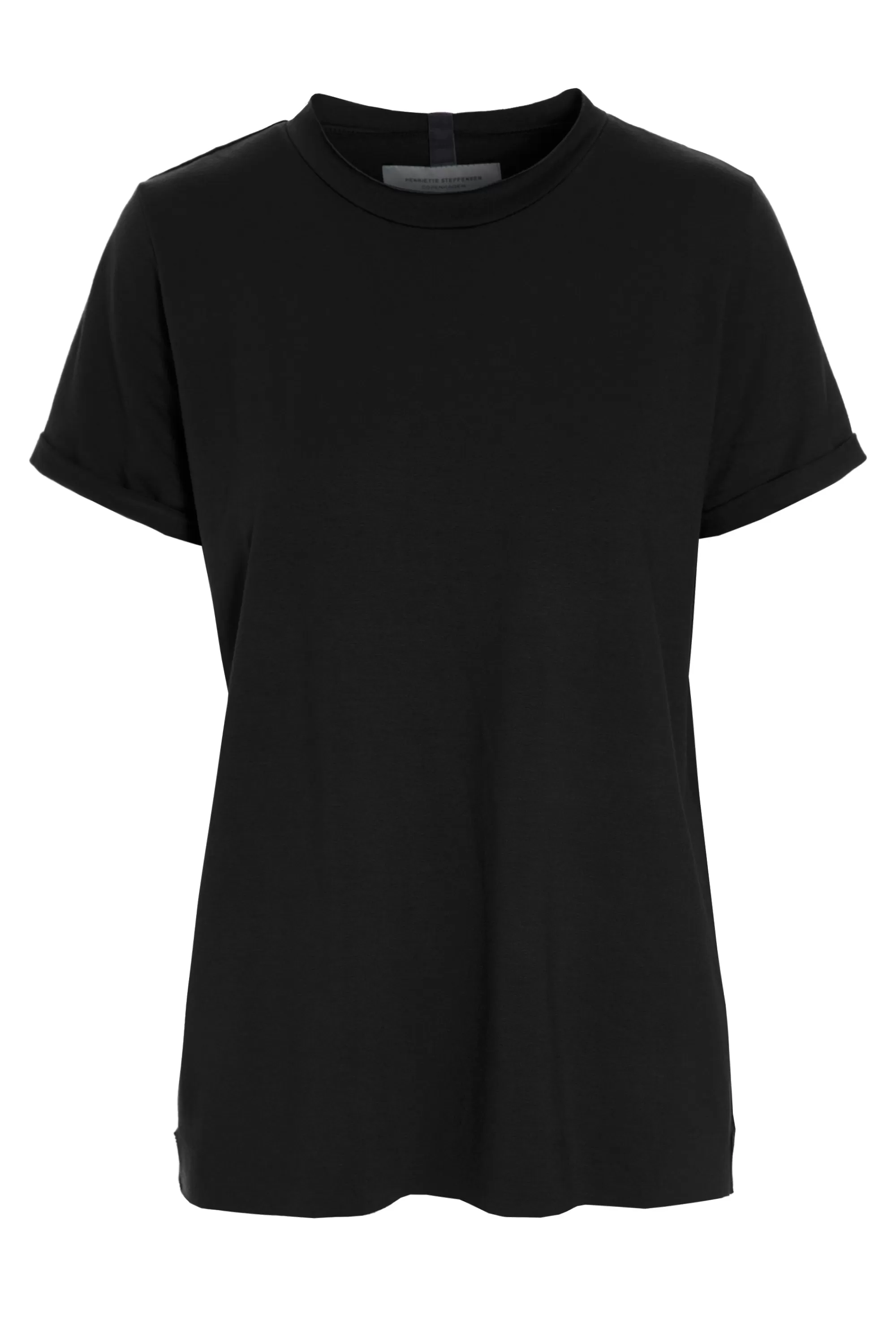 Henriette Steffensen Copenhagen T-SHIRT | 96048 BLACK Discount