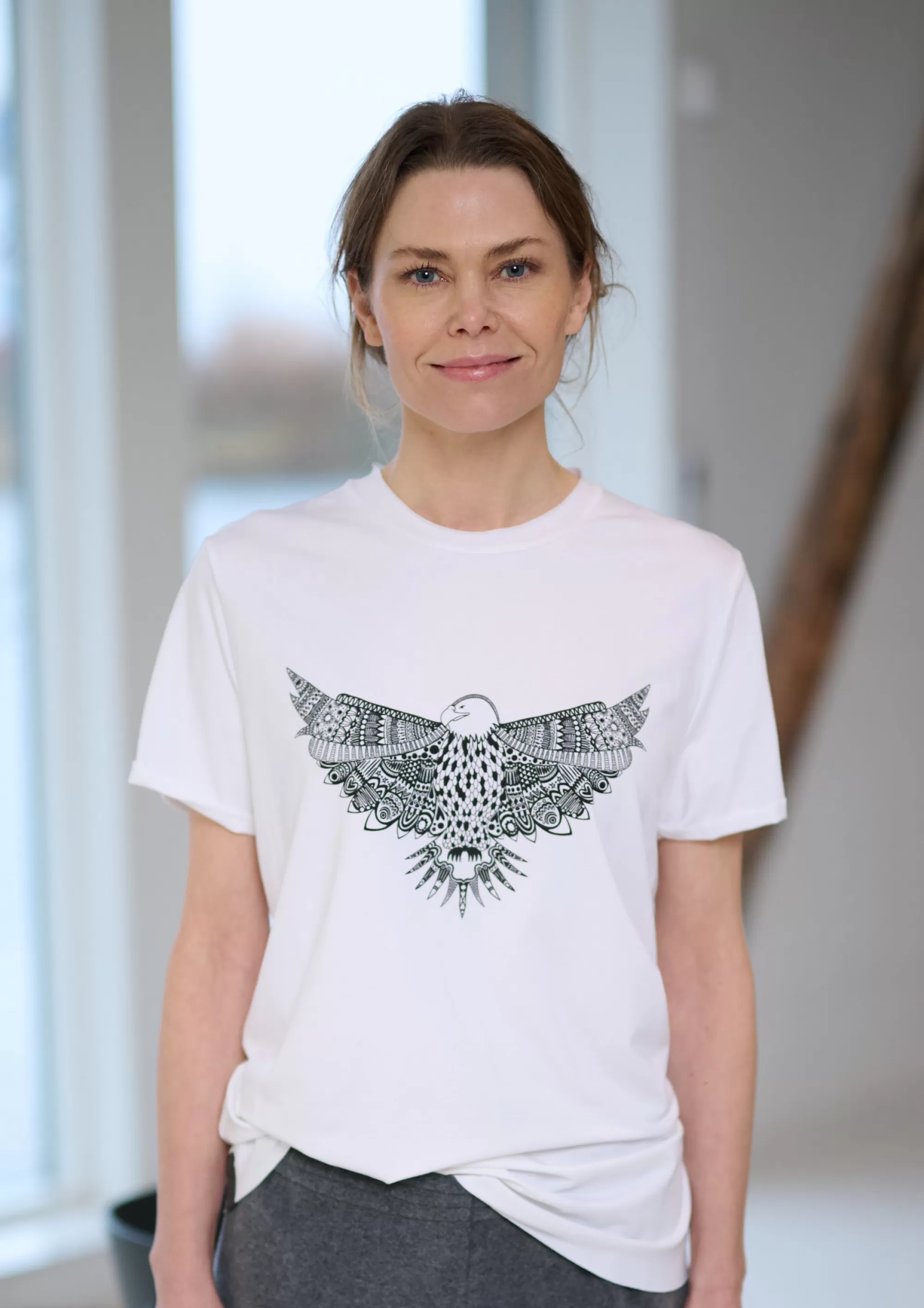 Henriette Steffensen Copenhagen T-SHIRT EAGLE | 96089 WHITE New