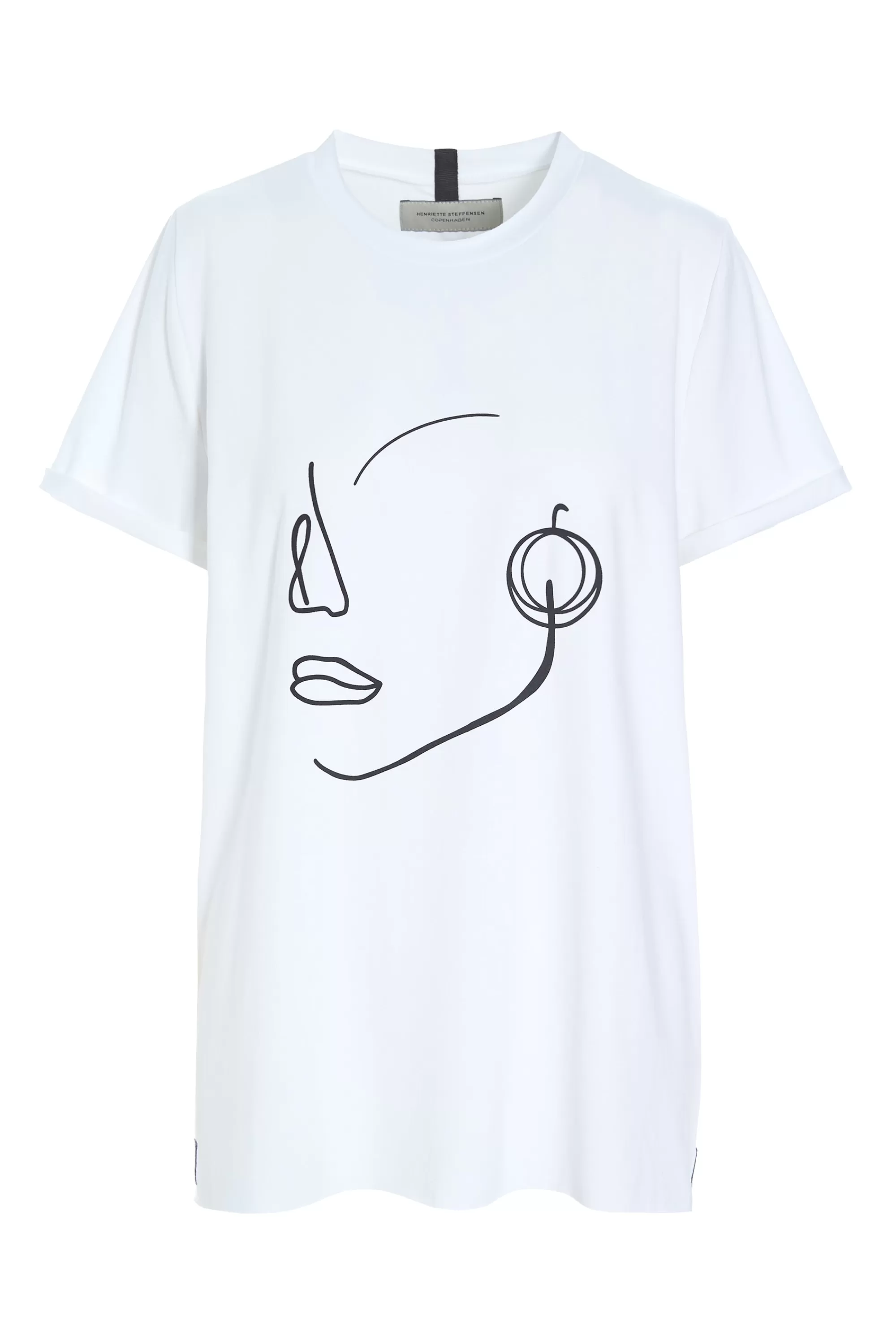 Henriette Steffensen Copenhagen T-SHIRT FACE IT | 96089 WHITE Shop