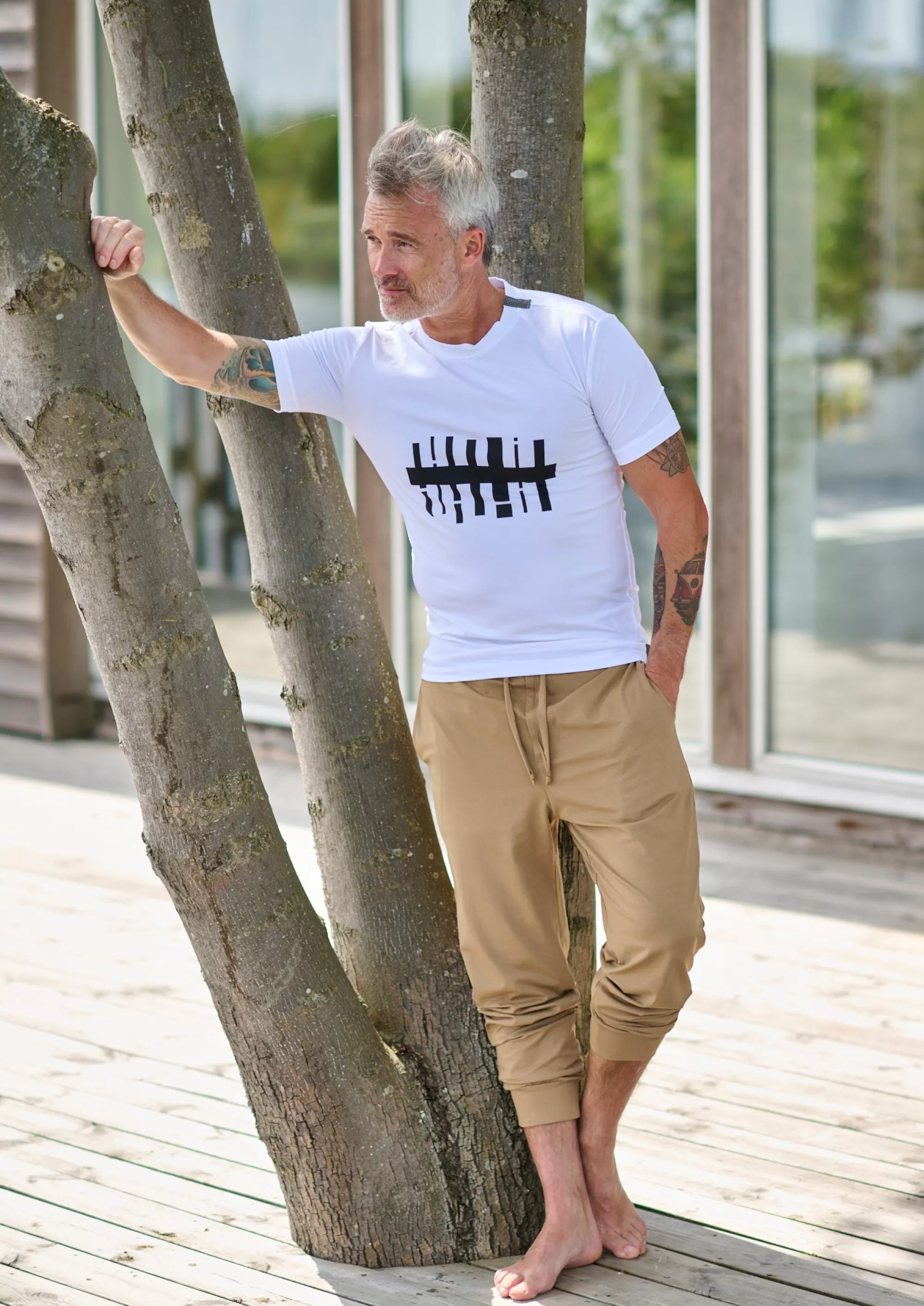 Henriette Steffensen Copenhagen T-SHIRT MIT GRAFIKDRUCK | 1018CP WHITE Cheap