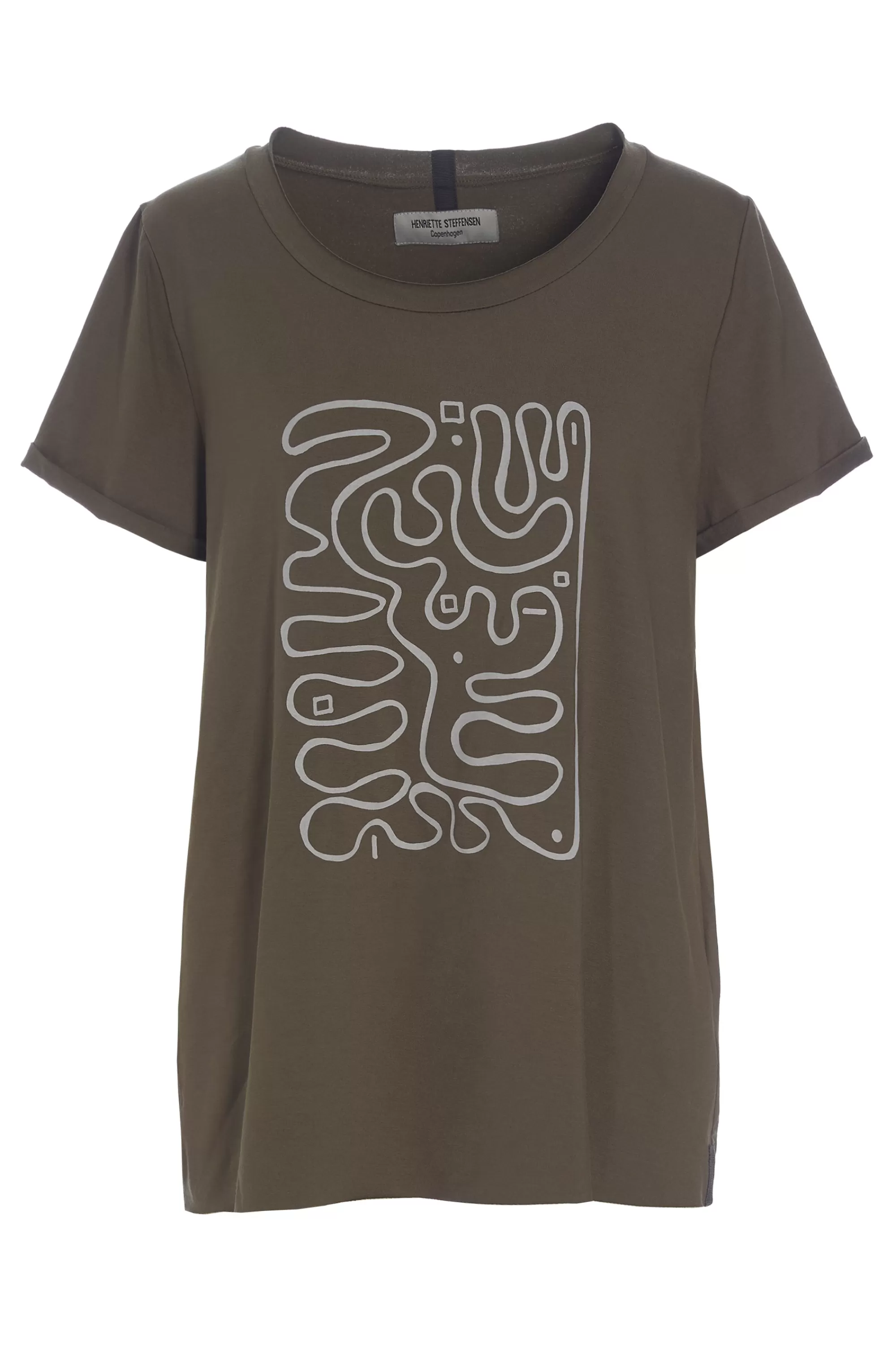 Henriette Steffensen Copenhagen T-SHIRT MIT GRAFIKDRUCK | 96063 BARK Best