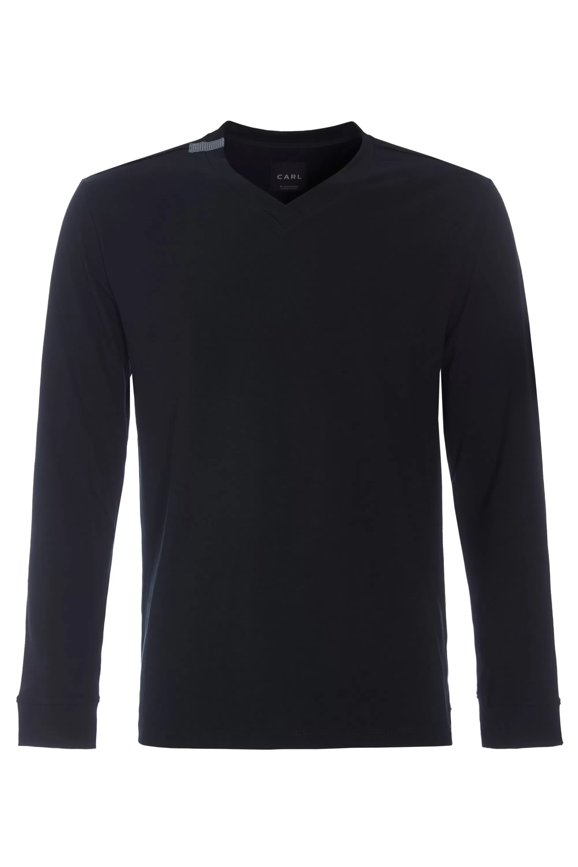 Henriette Steffensen Copenhagen T-SHIRT V-AUSSCHNITT LANGARM | 1021C BLACK Cheap