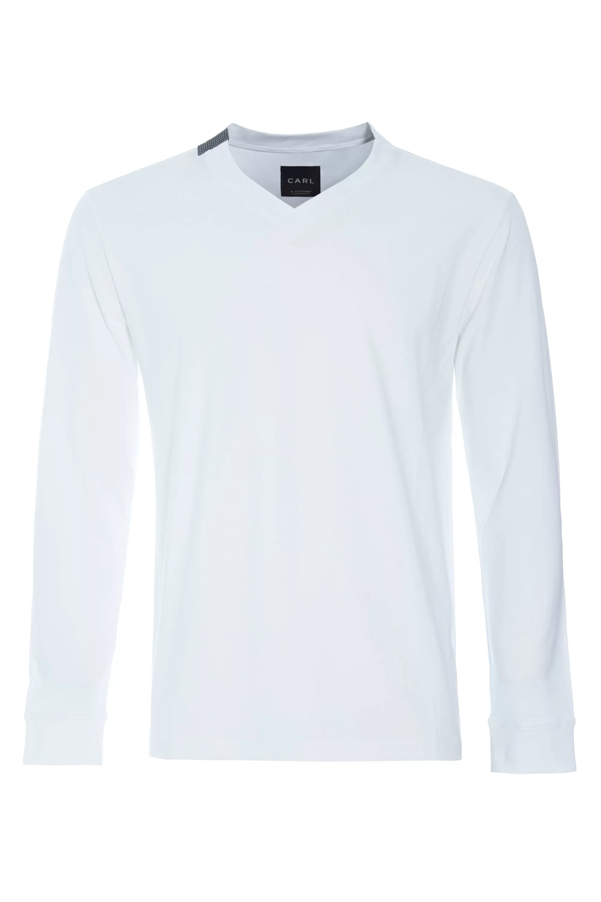 Henriette Steffensen Copenhagen T-SHIRT V-AUSSCHNITT LANGARM | 1021C WHITE Best Sale
