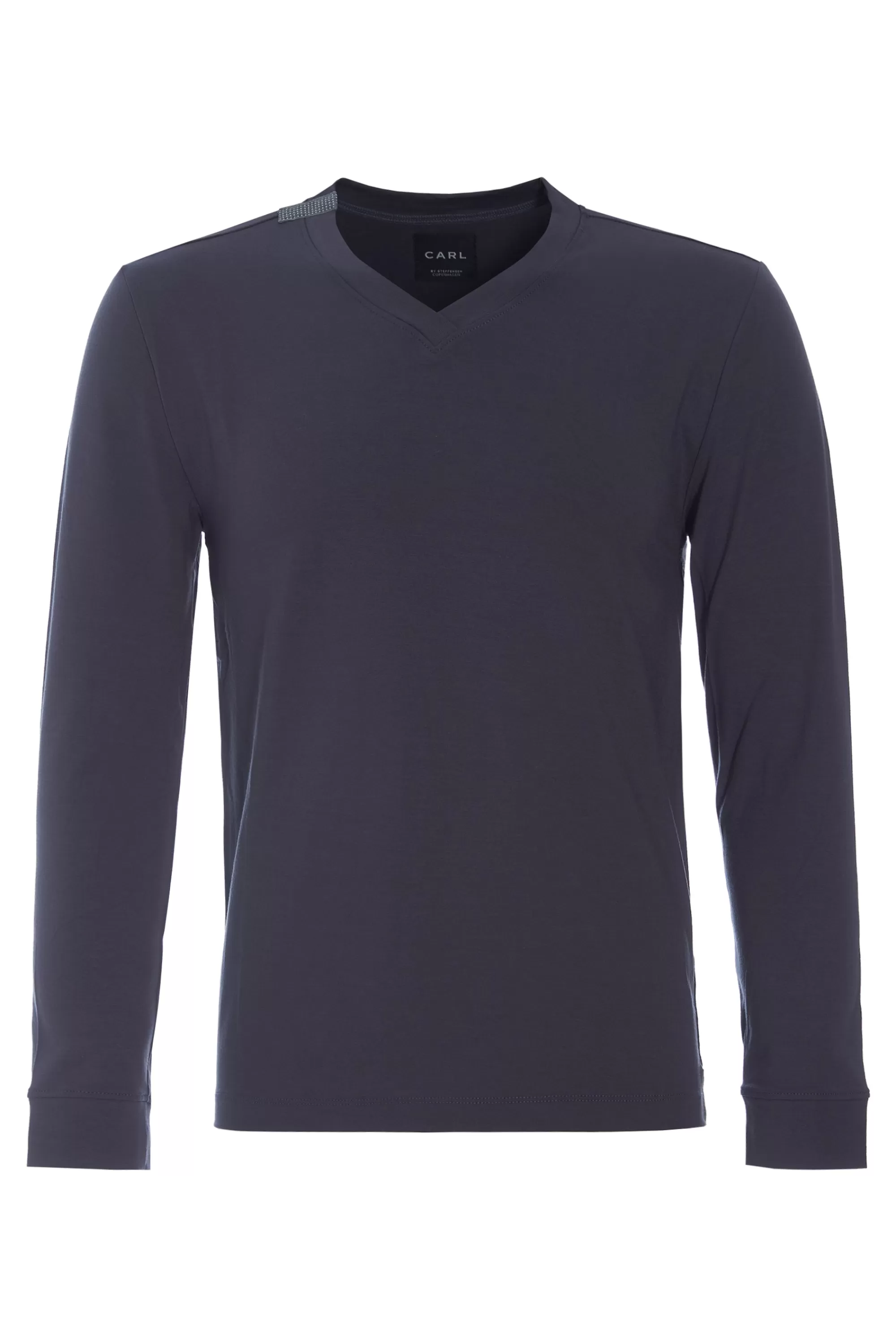 Henriette Steffensen Copenhagen T-SHIRT V-AUSSCHNITT LANGARM | 1021C DEEP BLUE Clearance
