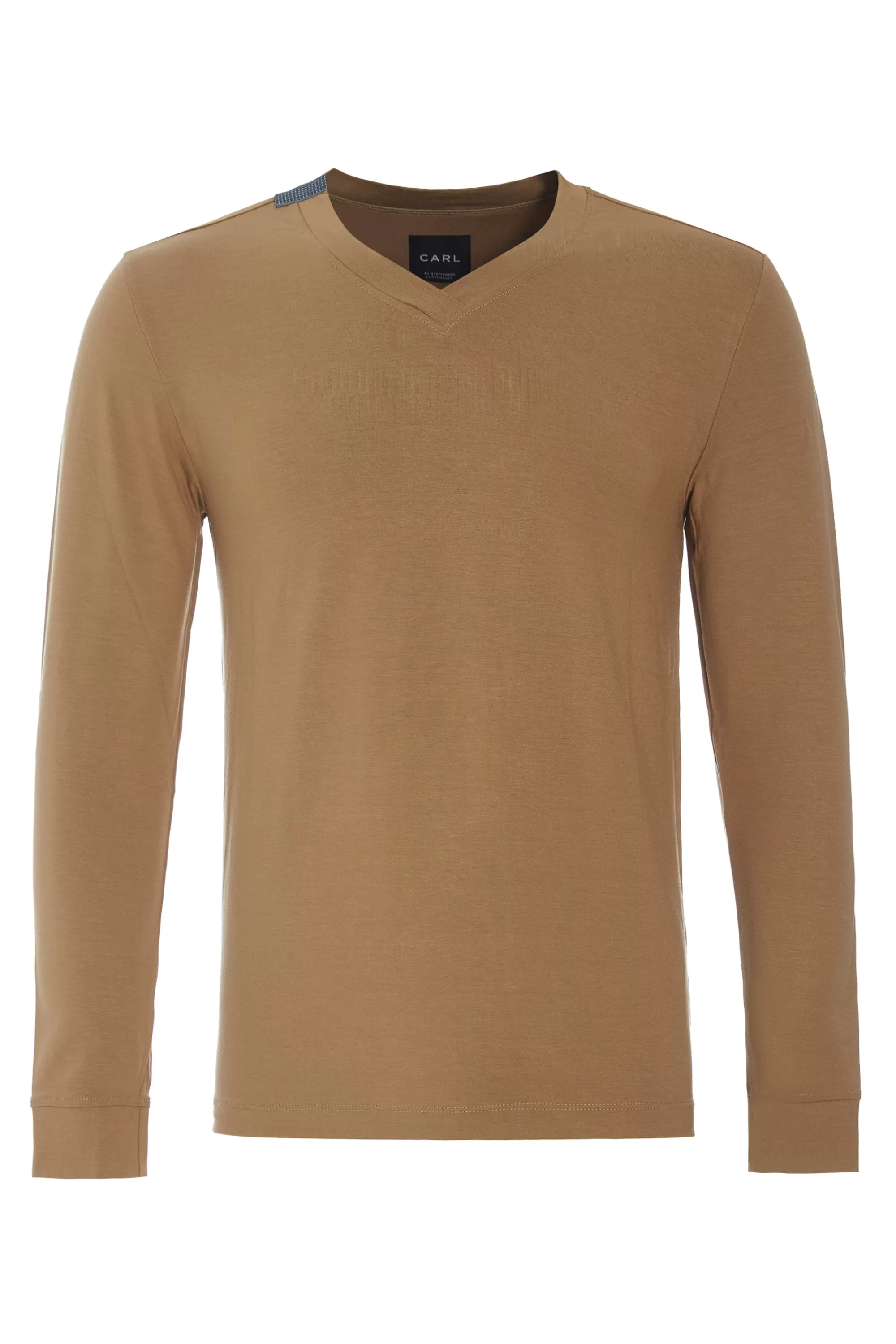 Henriette Steffensen Copenhagen T-SHIRT V-AUSSCHNITT LANGARM | 1021C CAMEL Fashion
