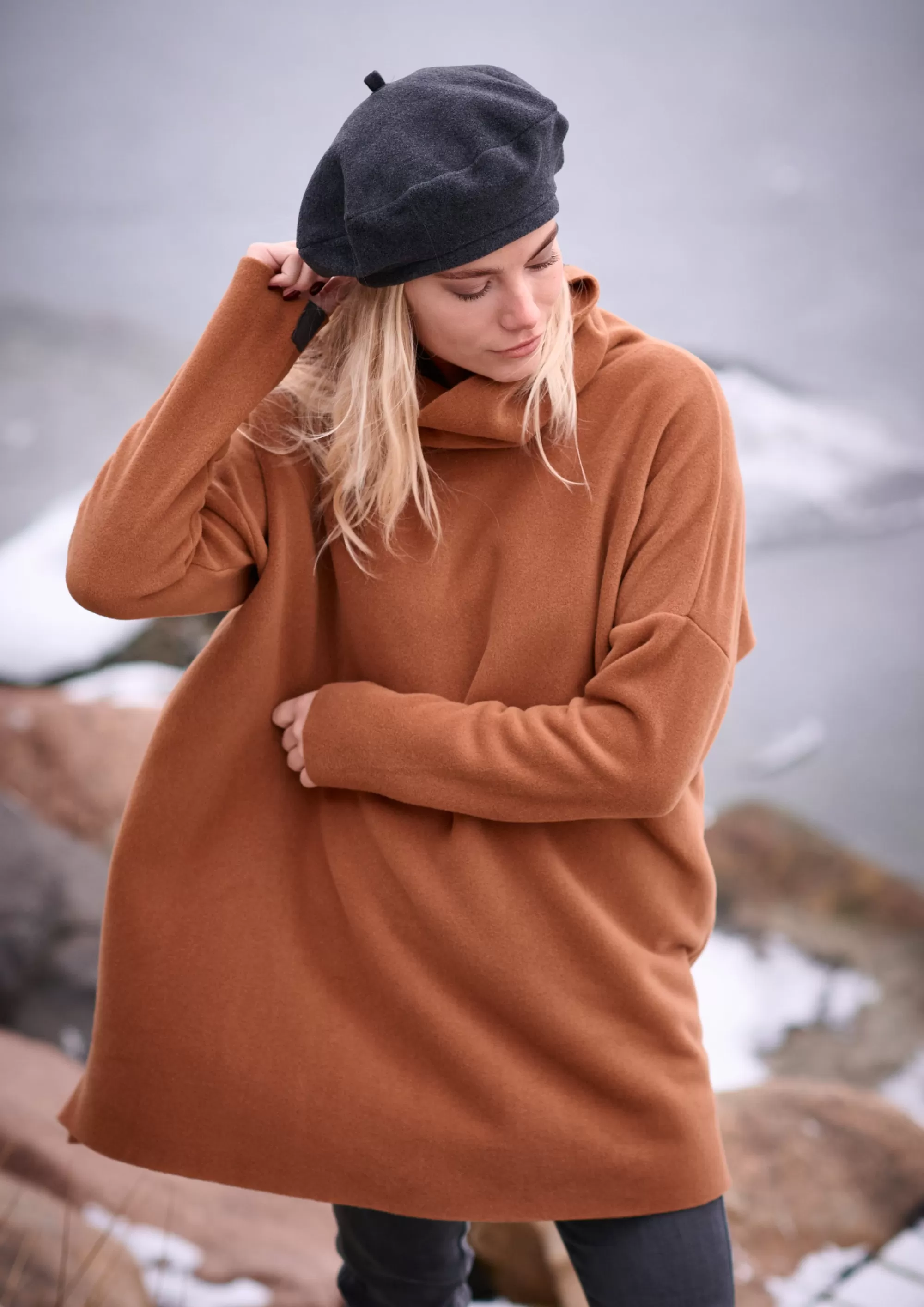 Henriette Steffensen Copenhagen TUNIC MIT HOHEM HALS | 1288 RUST Online