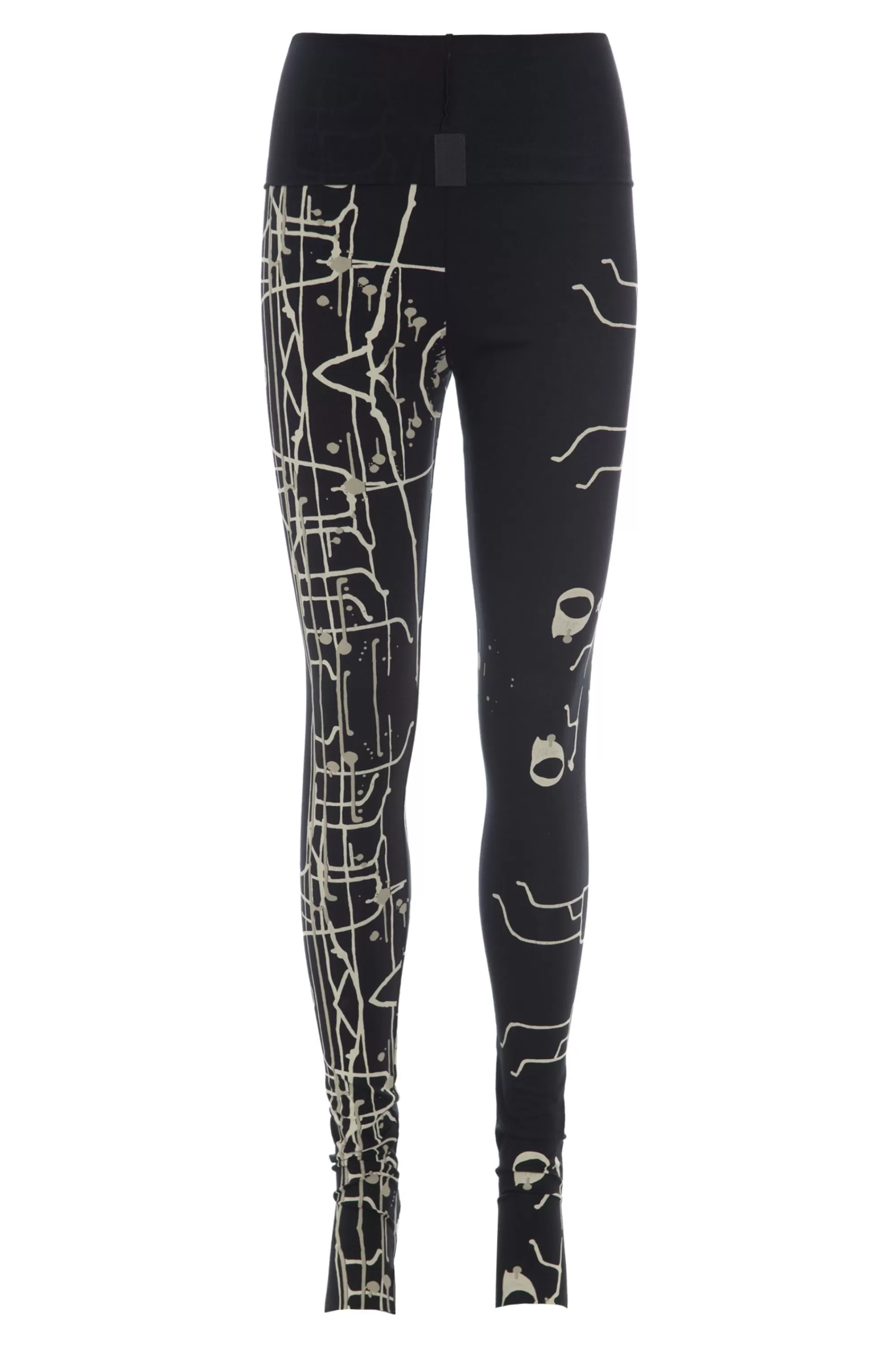 Henriette Steffensen Copenhagen YOGAHOSE | 99002 ART PRINT BLACK Sale